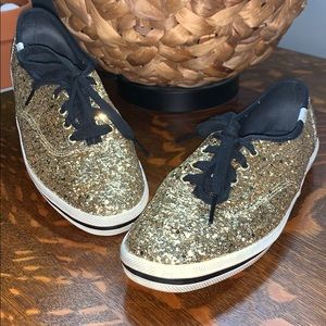 Keds for Kate Spade ♠️ with gold glitter